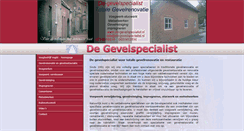 Desktop Screenshot of de-gevelspecialist.nl