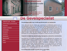 Tablet Screenshot of de-gevelspecialist.nl